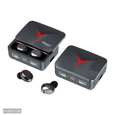 M-90 TWS Bluetooth 5.0 Wireless Earbuds Touch Waterproof LED Digital Display Bluetooth Headset (True Wireless)-thumb0