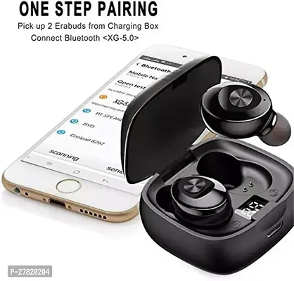 TWS XG08 Earbuds Wireless Smart Earphone with  Charging Case KE4 Bluetooth Headset  (Black, True Wireless)