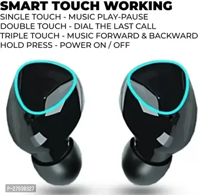 M10 TWS Bluetooth Earbuds Wireless Earbuds (Black, True Wireless) Bluetooth Headset  (Black, True Wireless)-thumb4