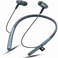 Modern Wireless Bluetooth Neckband Headphones with Mic-thumb2