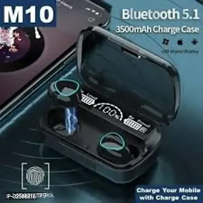 Modern Bluetooth Wireless Earbuds With Microphone