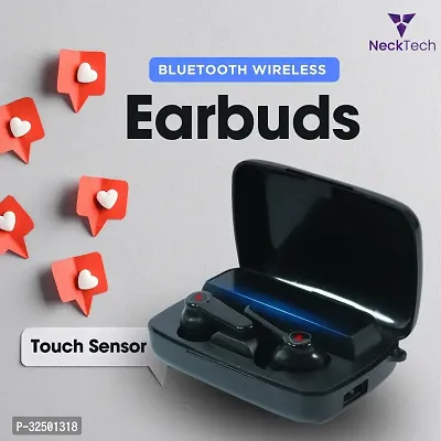 Modern Bluetooth Wireless Earbuds With Microphone