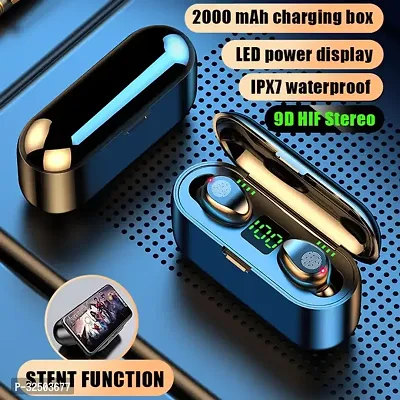 Modern Bluetooth Wireless Earbuds With Microphone