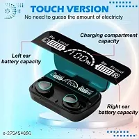 M10 Tws Bluetooth Wireless Earbuds  Power Bank Bluetooth Headset  (Black, In the Ear)-thumb2