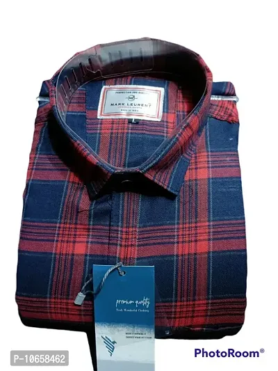 Classic Cotton Checked Casual Shirts for Men