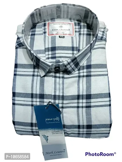 Classic Cotton Checked Casual Shirts for Men