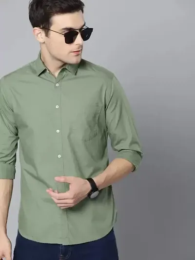 Stylish Cotton Blend Shirt For Men