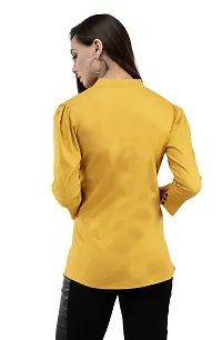 FAIRIANO Women's Cotton Formal & Casual Shir Yellow-thumb1