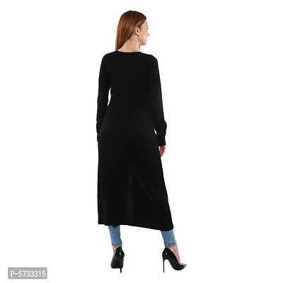 Women Longline Full Sleeve  Shrug-thumb2