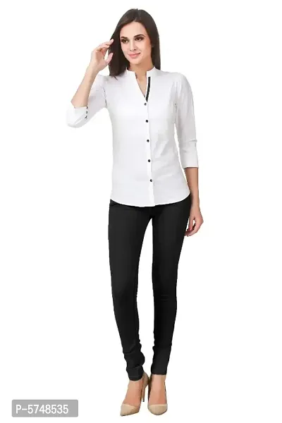 FAIRIANO  Women Slim Fit  Formal Shirt-thumb2