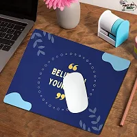 THE NXT GEN Believe in Yourself Motivation Quotes Printed Laptop Computer Rubber Mouse Pad Blue-thumb3