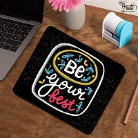 THE NXT GEN Be Your Best Motivation Quotes  Printed Laptop Computer Rubber Mouse Pad Multicoloured-thumb3