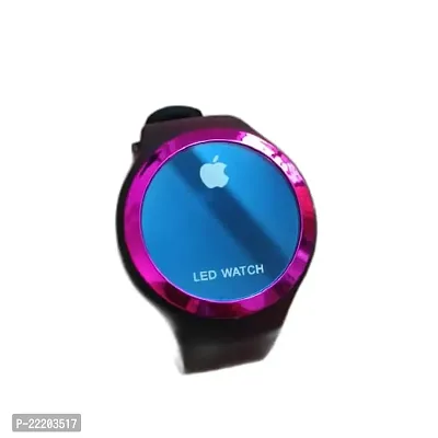 Denzcart Premium Designer Soft Look Digital Watch (Pack of 1, Pink)-thumb0