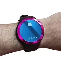 Denzcart Premium Designer Soft Look Digital Watch (Pack of 1, Pink)-thumb1