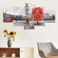 Set of Five Framed Wall Painting for Home Decoration-thumb3