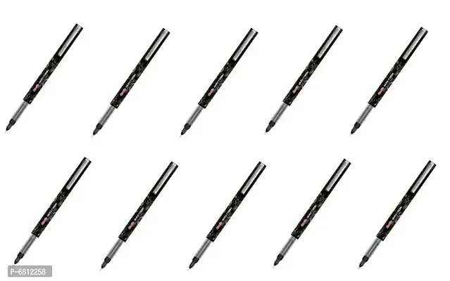 Rorito Maxtron BLACK Ink Writing 0.5mm Gel Pens Pack of 10 pc-thumb2