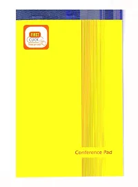 FIRST CLICK Conference Pad/Meeting Notebook 20 Pages in a Booklet (10 Sheets) Pack of 25 booklet Size:13.8 x 22 cm-thumb1
