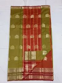 Women Banarasi Silk Georgette  Saree With Blouse-thumb1