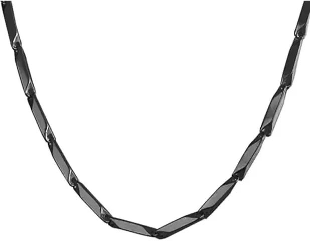 V FASHION JEWELLERY RICE CHAIN Stainless Steel Classic Rice Chain for Men and Boys