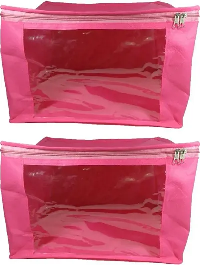 Pack Of 2 Multipurpose Saree / Garment Cover  