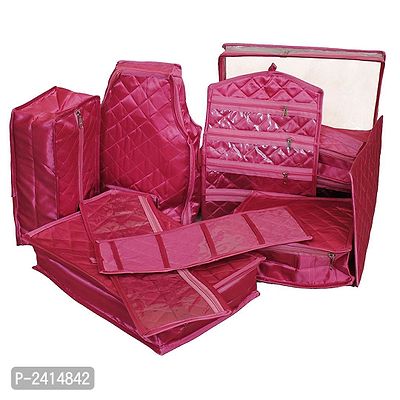 Set of 11 Pieces Designer Full Wedding Wear Cover Set or Dulhan Setnbsp;(Pink)