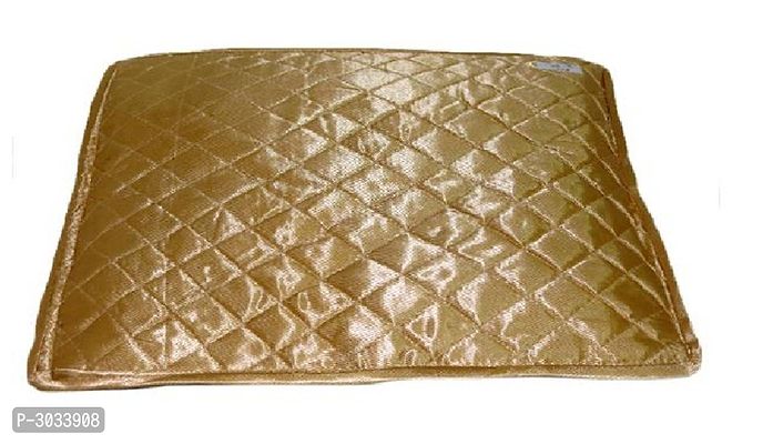 Plain Pack of 12 Pieces Frill Single Saree Cover Salwar Kamiz Suit Blouse Case  (Gold)-thumb3