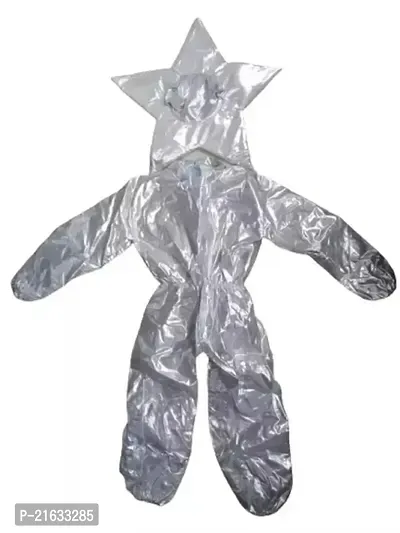 Stylish Cotton Blend Silver Solid Animal Fancy Dress For Boys/Girls-thumb0