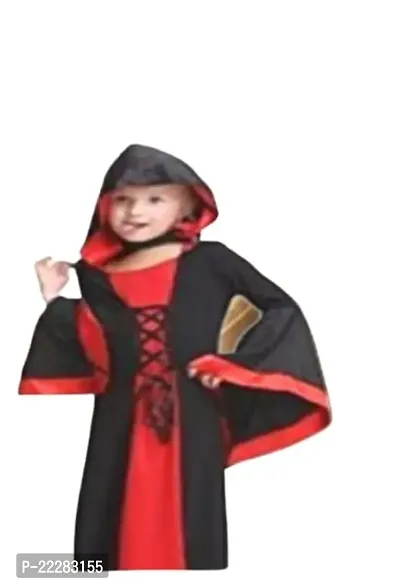 Witch Hood Costume/California Cosplay Halloween Costume/ Witch Horror Scary Dress For Kids-thumb0