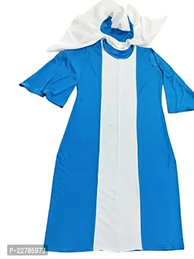 Mother Mary Christmas Festival Theme Fancy Dress Costume For Kids|Events, Plays and Theme Parties-thumb0