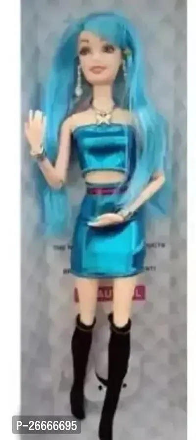 Fashion Barbie Plastic Doll Blue-thumb0