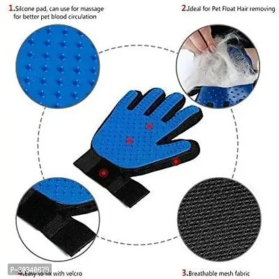 Pet Grooming Hair Remover Glove Brush Deshedding Glove Massage for Dogs-thumb4