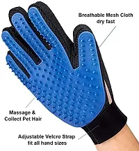 Pet Grooming Hair Remover Glove Brush Deshedding Glove Massage for Dogs-thumb4