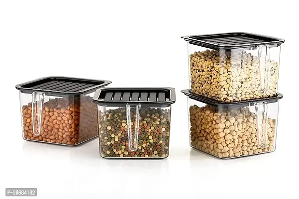 Plastic Storage Container for Kitchen Pack Of 4