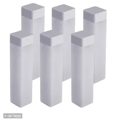 Plastic Frosty Sleek Compatible Square Water Bottle 900ml Pack of 6