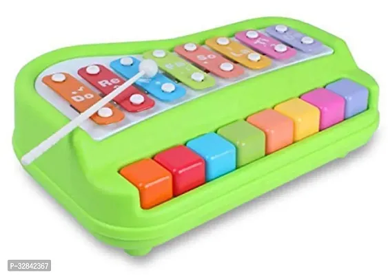 2 In 1 Piano Xylophone for Kids Multicolored 8 Keys-thumb0