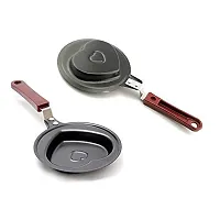 Cartiva Frying Pan Mini Non-Stick Egg Frying Pan Pack of - 2-thumb1