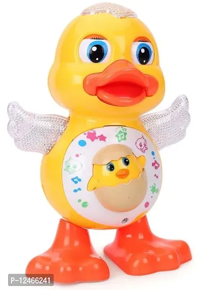 Dancing Duck Toy for Kids, Music with Flashing Lights and Real Dancing Action-thumb0