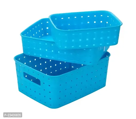Smart Shelf Storage Basket for Kitchen Use Fruits, Vegetables, Magazines, Cosmetic-thumb0