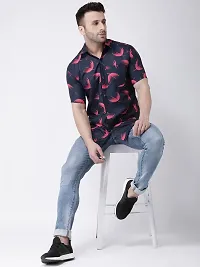 Multicoloured Cotton Printed Short Sleeves Casual Shirts For Men-thumb4