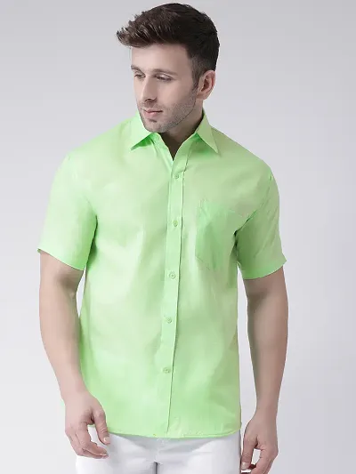 Mens Linen Half Shirt