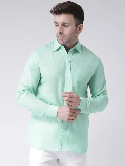 Trendy Linen Long Sleeves Casual Shirts