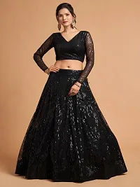 Self Design Semi Stitched Lehenga Choli-thumb4