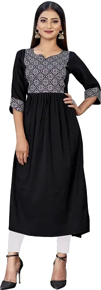 Elegant Self Design Silk Blend Kurta For Women