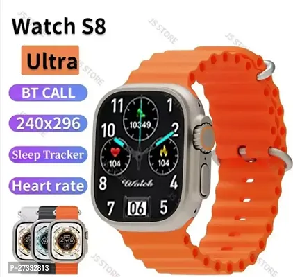 Letist Smart Watch S8 Ultra Latest Bluetooth Calling Series 8 AMOLED High Resolution with All Sports Features  Health Tracker,Wireless Charging Battery, Bluetooth