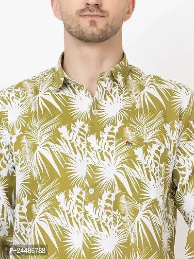 FREKMAN Floral Shirt for Men | Cotton Casual Shirt for Men | Shirt for Men Printed Full Sleeves-thumb3