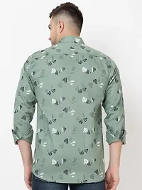 FREKMAN Men's Pure Cotton Floral Print Casual Full Sleeve Shirt-thumb1