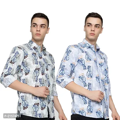 Trendy Wear Beach Style Shirts for Men Combo of 2