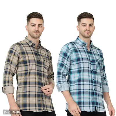 Trendy Wear Beach Style Shirts for Men Combo of 2