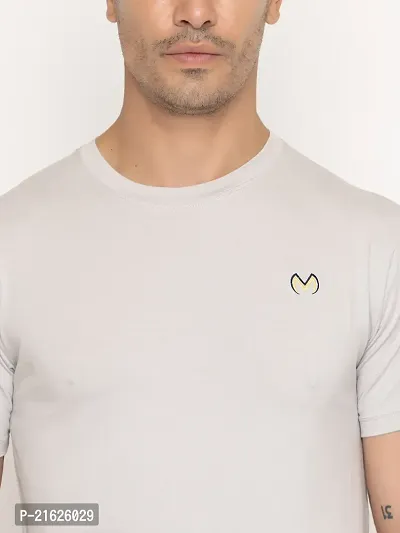 Comfortable Grey Cotton Tees For Men-thumb5