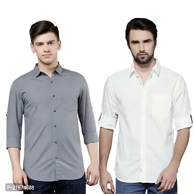 Trendy Wear Beach Style Shirts for Men Combo of 2